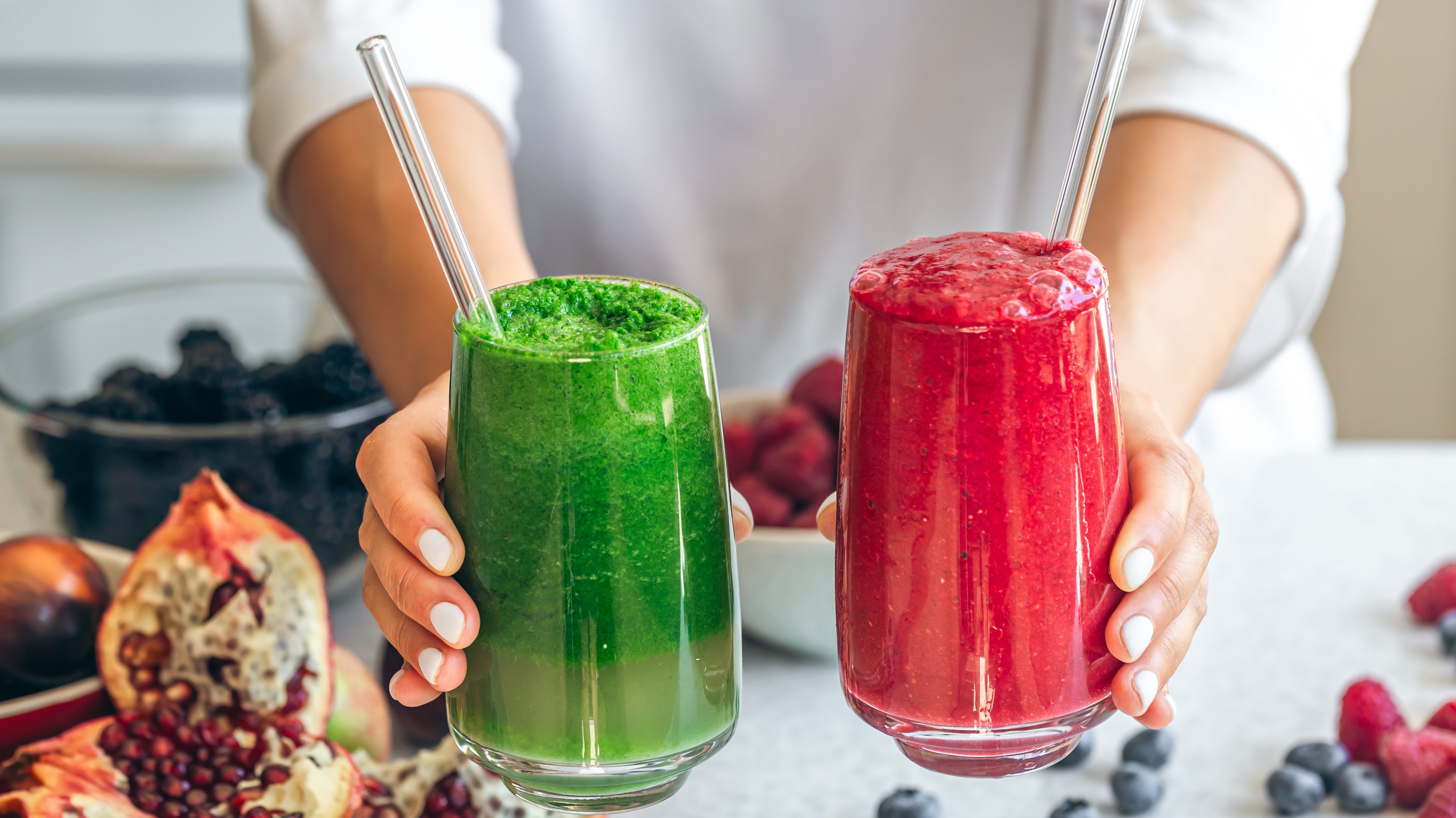 Jugos saludables alimentación
