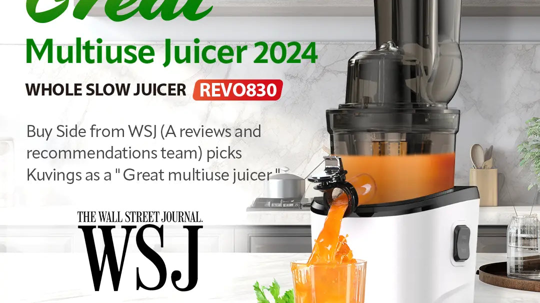 Buy Side from WSJ (A reviews and recommendations team) picks Kuvings as a “Great multiuse juicer” - Kuvings México
