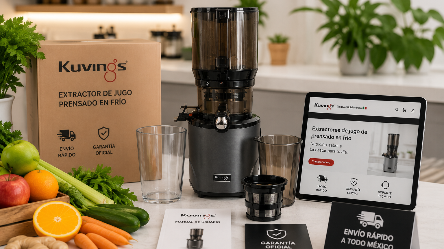 ¿Dónde comprar extractores de jugo con envío rápido en México?