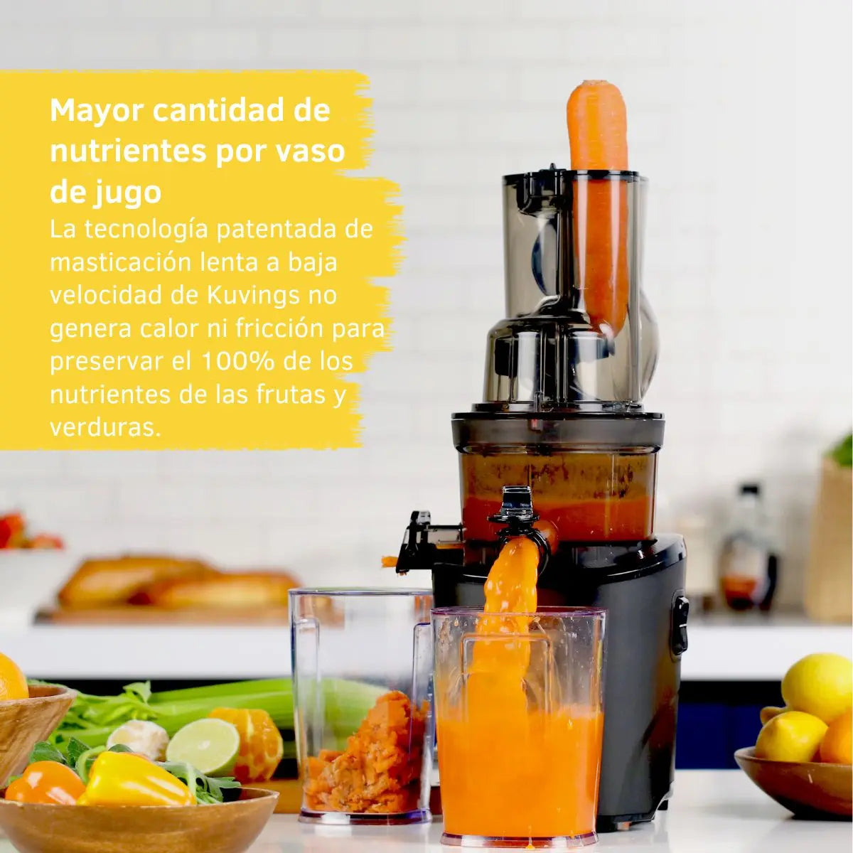 Kuvings REVO830 | Extractor de Jugo prensado en frío - Kuvings México