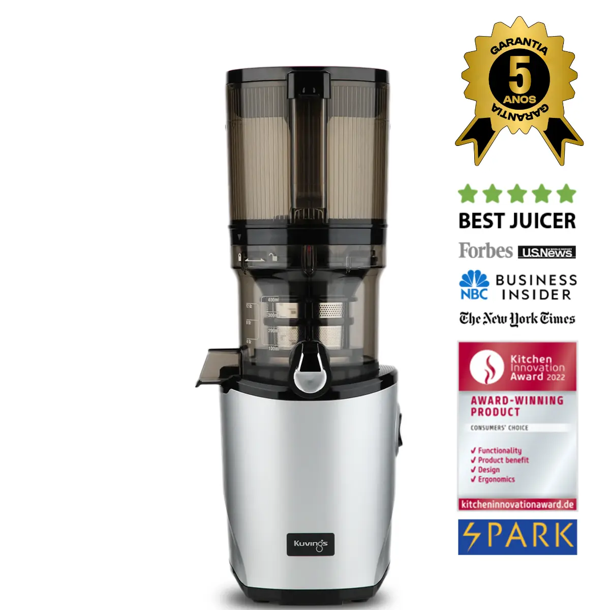 Kuvings AUTO8 | Extractor de jugos prensados en frio (PREVENTA) Kuvings México