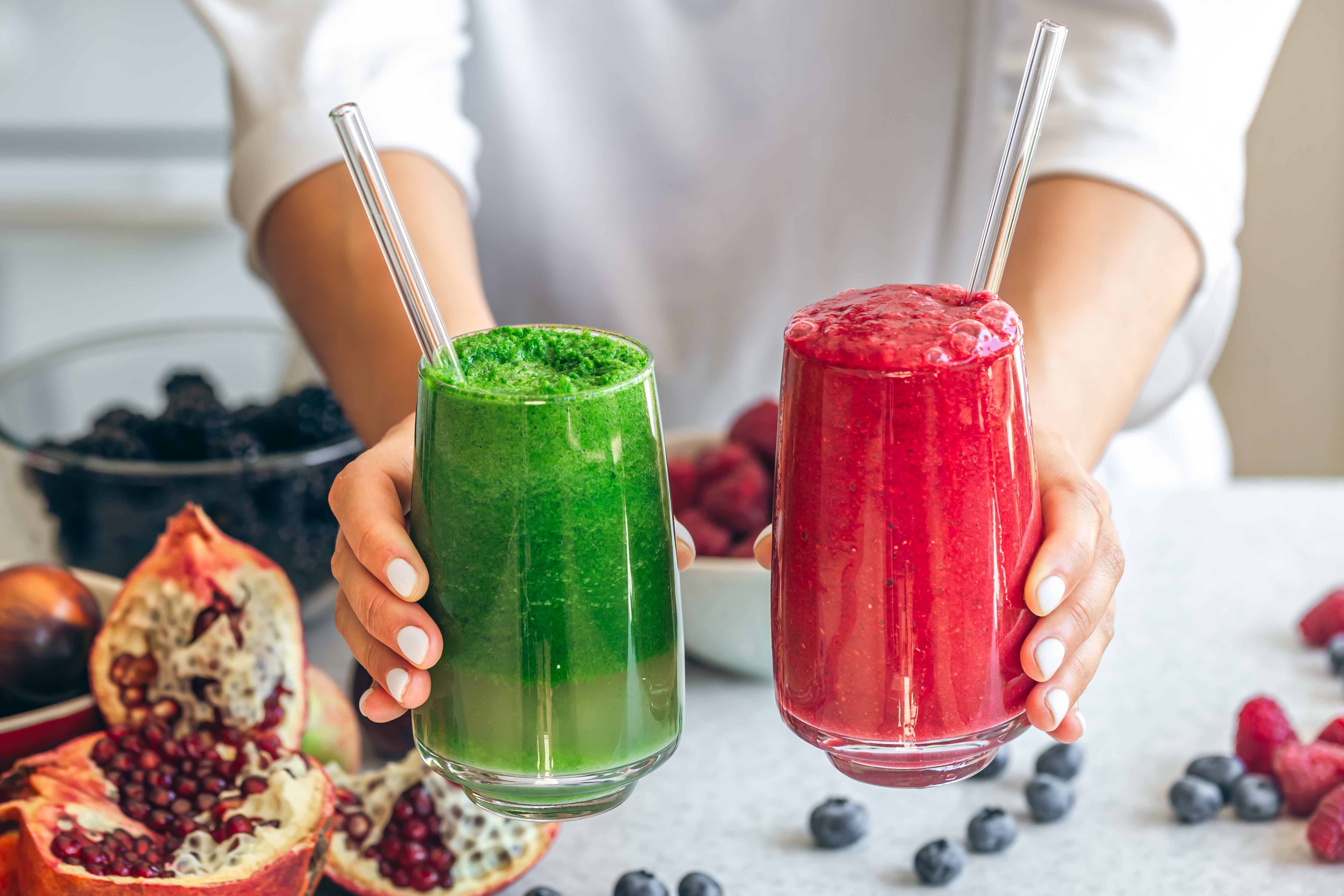 Jugos saludables alimentación