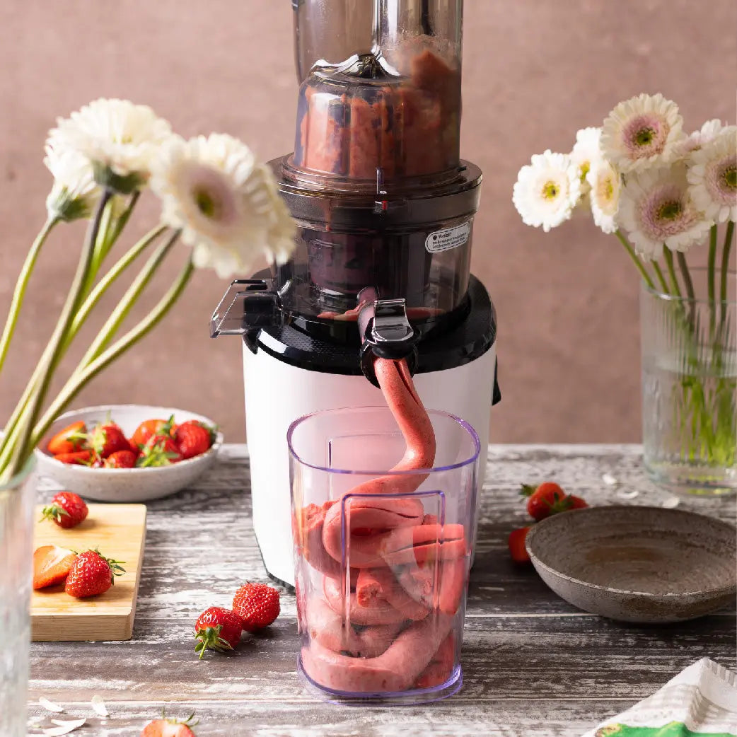 Sorbete de limonada de fresa - Kuvings México