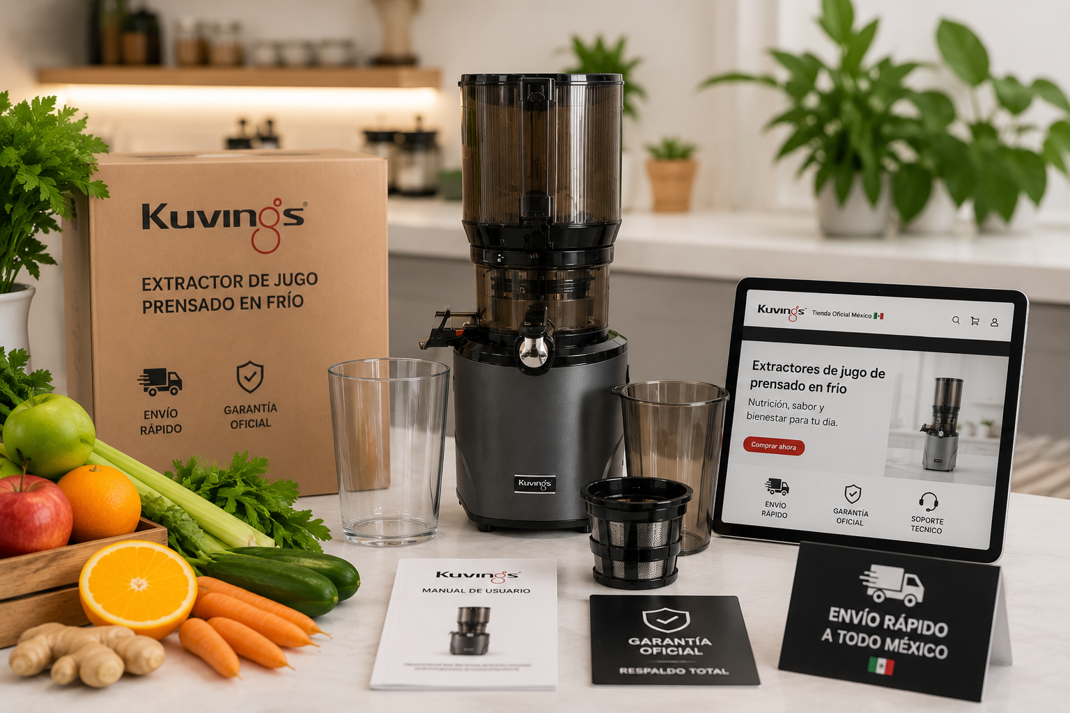 ¿Dónde comprar extractores de jugo con envío rápido en México?