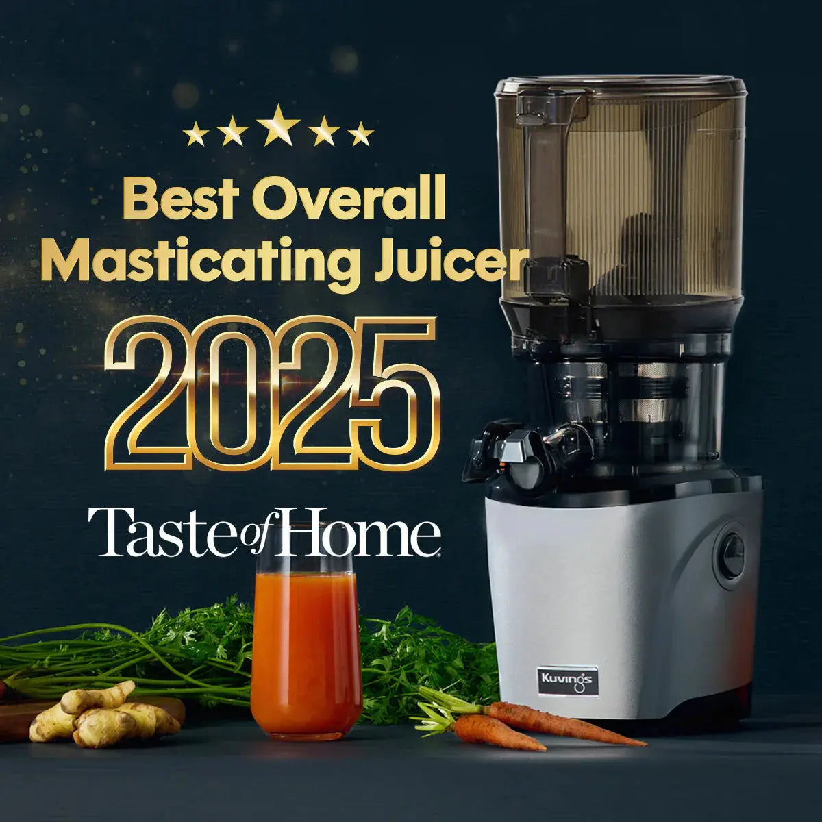 Kuvings AUTO 10, Reconocido como el Mejor Exprimidor Masticador de 2025 - Kuvings México
