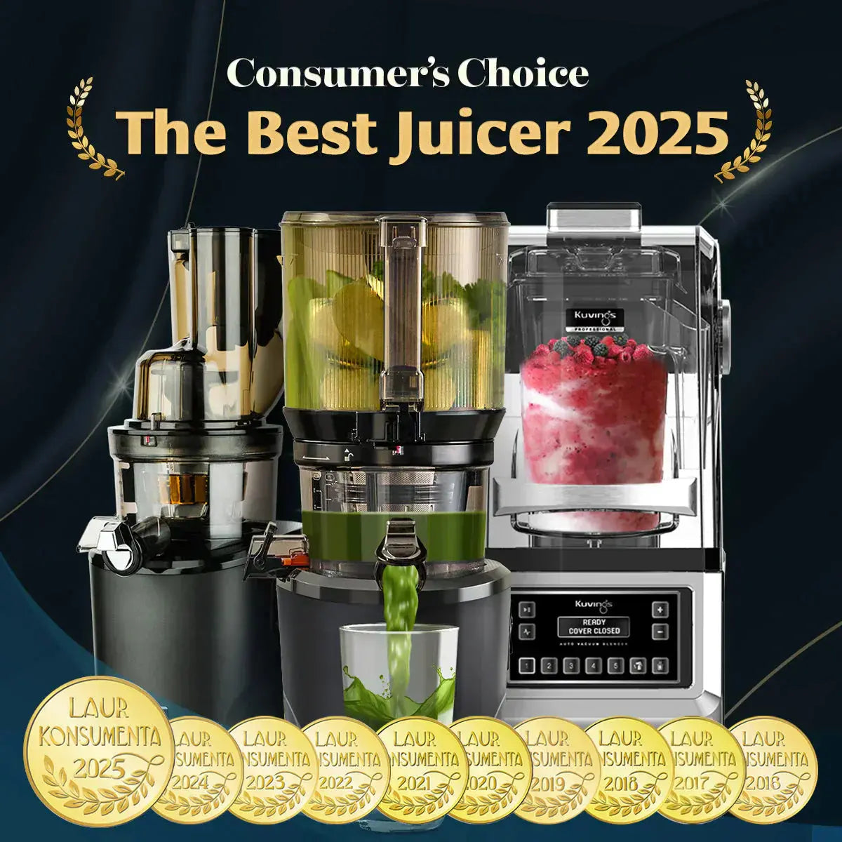 Kuvings ganó el premio Consumer's Choice Award de forma continua durante 10 años - Kuvings México